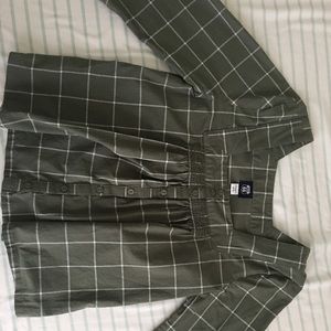 Checkered and elegant top